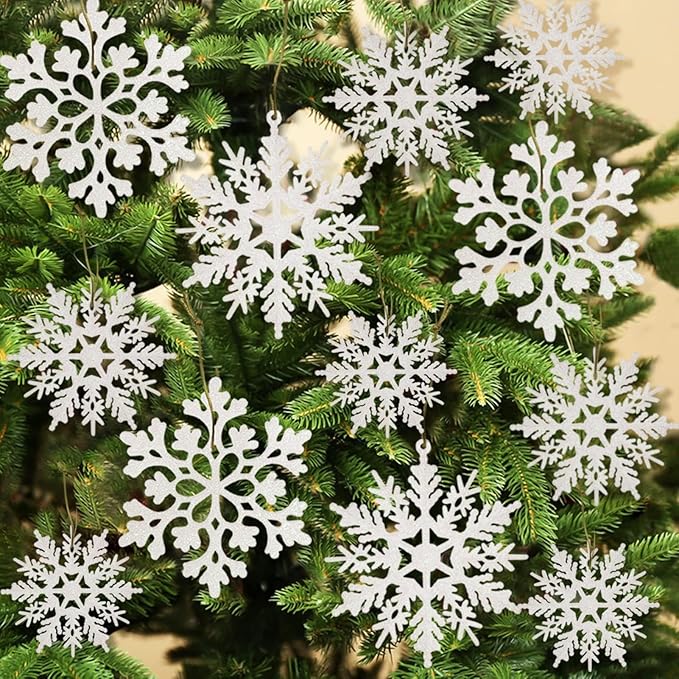 36pcs Snowflakes-Christmas Tree Decorations