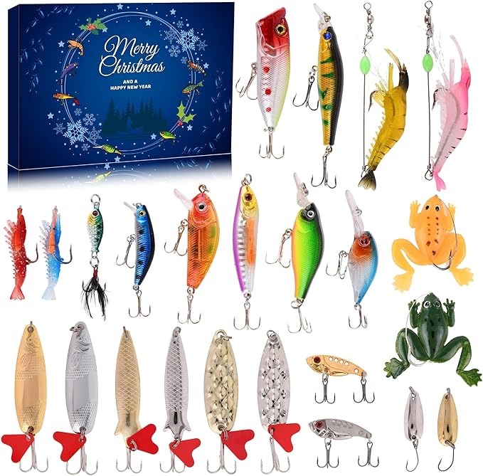 8. Advent Calendar Fishing Christmas Countdown