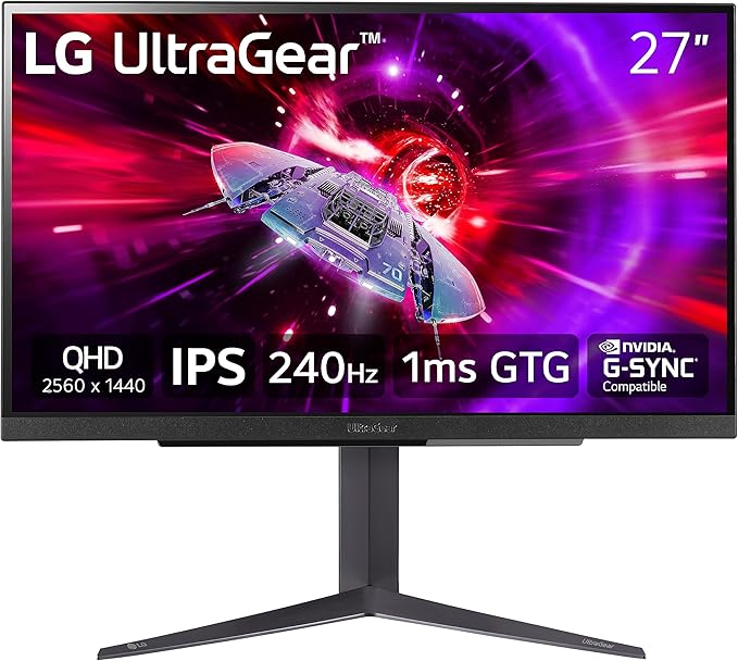 LG 27" UltraGear QHD (2560x1440) Gaming Monitor