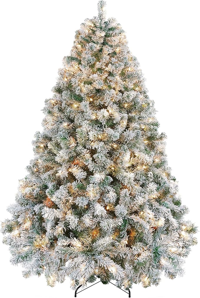 Yaheetech 6ft Pre-lit Artificial Christmas Tree